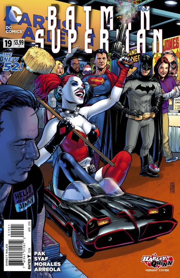 BATMAN SUPERMAN #19 HARLEY QUINN VAR ED