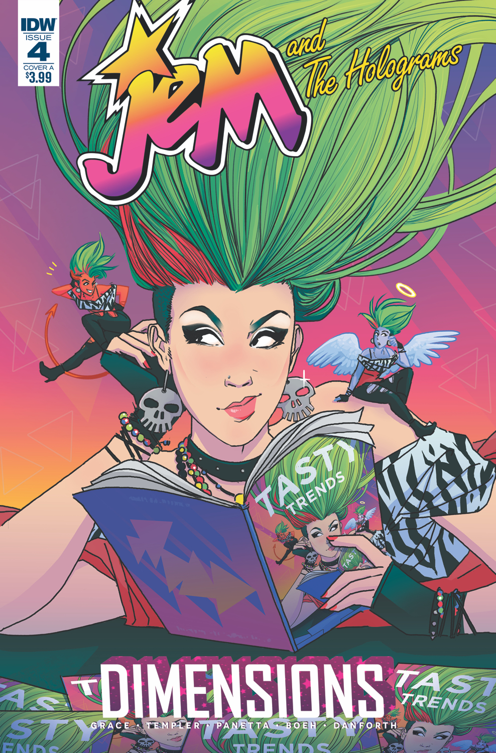 JEM & THE HOLOGRAMS DIMENSIONS #4 CVR A BOEH