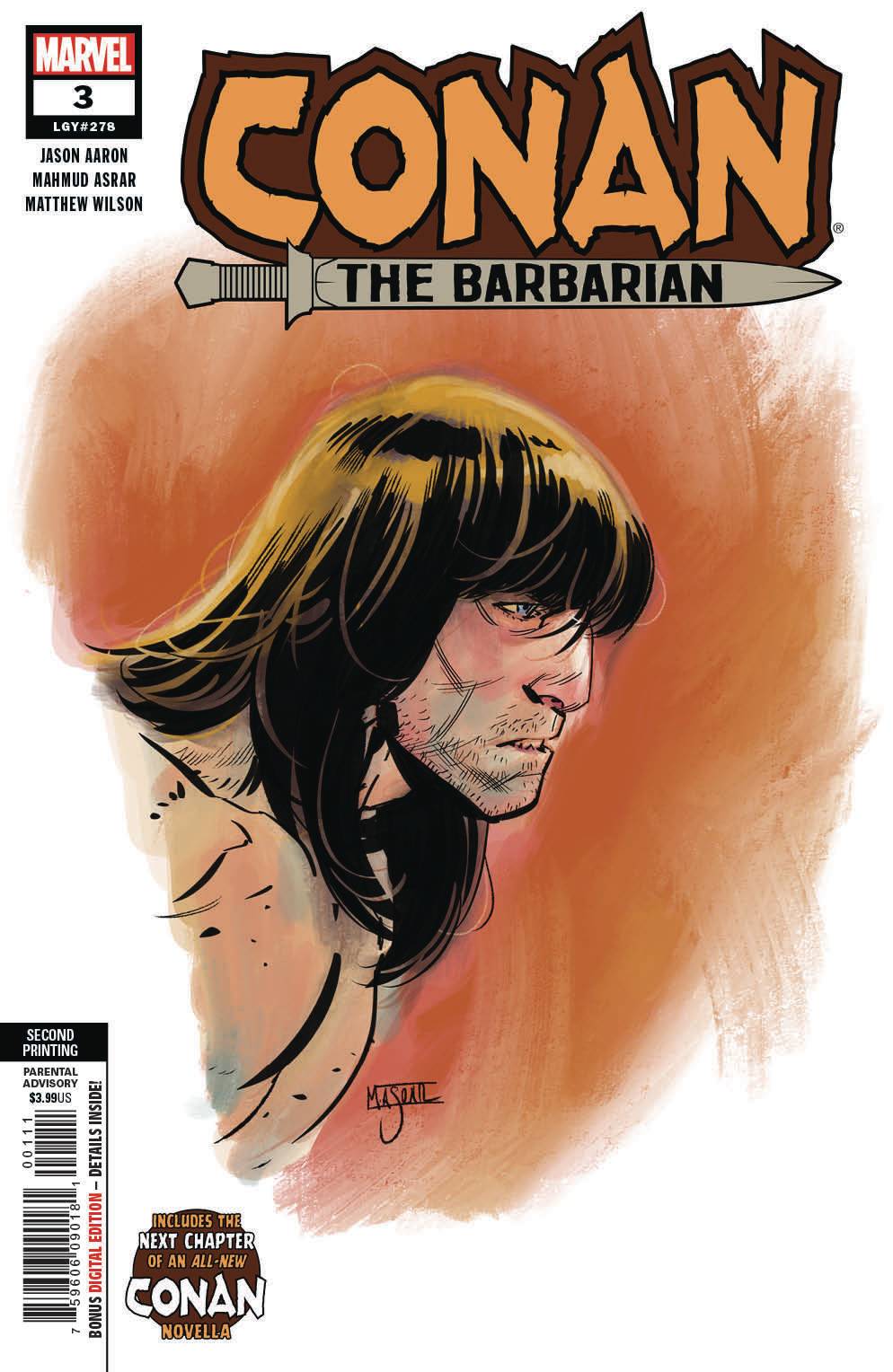 CONAN THE BARBARIAN #3 2ND PTG ASRAR VAR