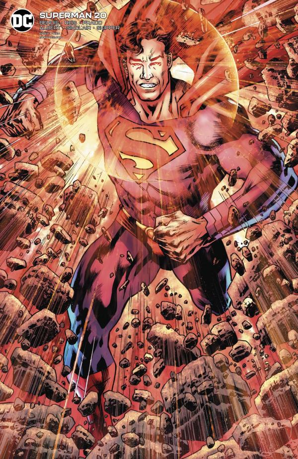 SUPERMAN #20 (2018) CARD STOCK BRYAN HITCH VAR ED