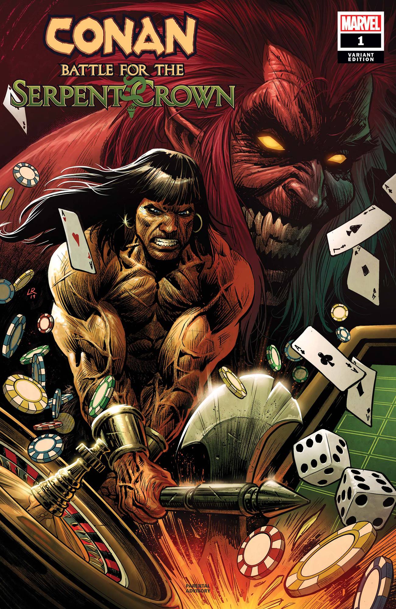 CONAN BATTLE FOR SERPENT CROWN #1 LUKE ROSS VAR