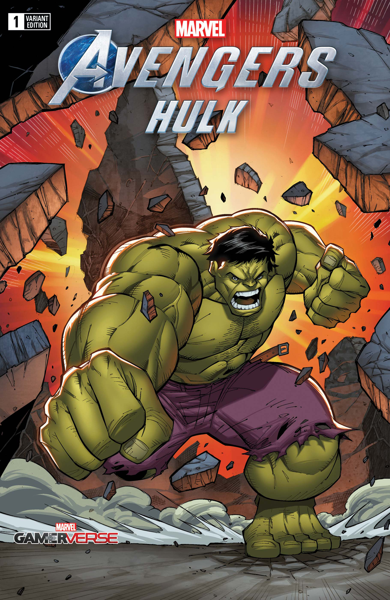 MARVEL AVENGERS HULK #1 RON LIM VAR