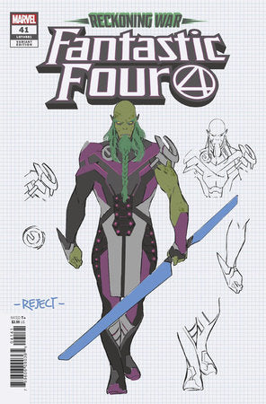 FANTASTIC FOUR #41 10 COPY INCV SILVA CONCEPT ART VAR