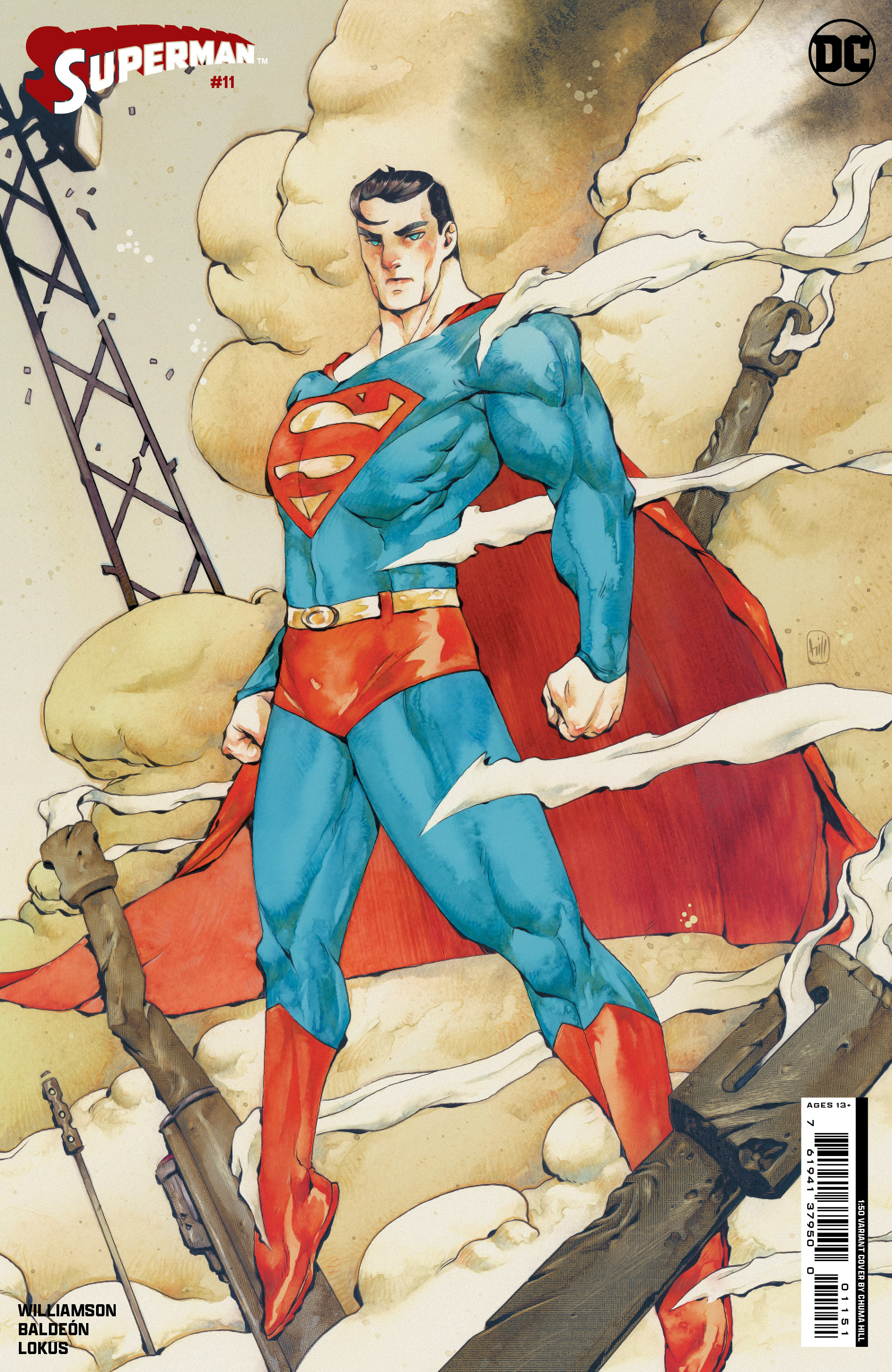 SUPERMAN #11 CVR G INC 1:50 CHUMA HILL CARD STOCK VAR