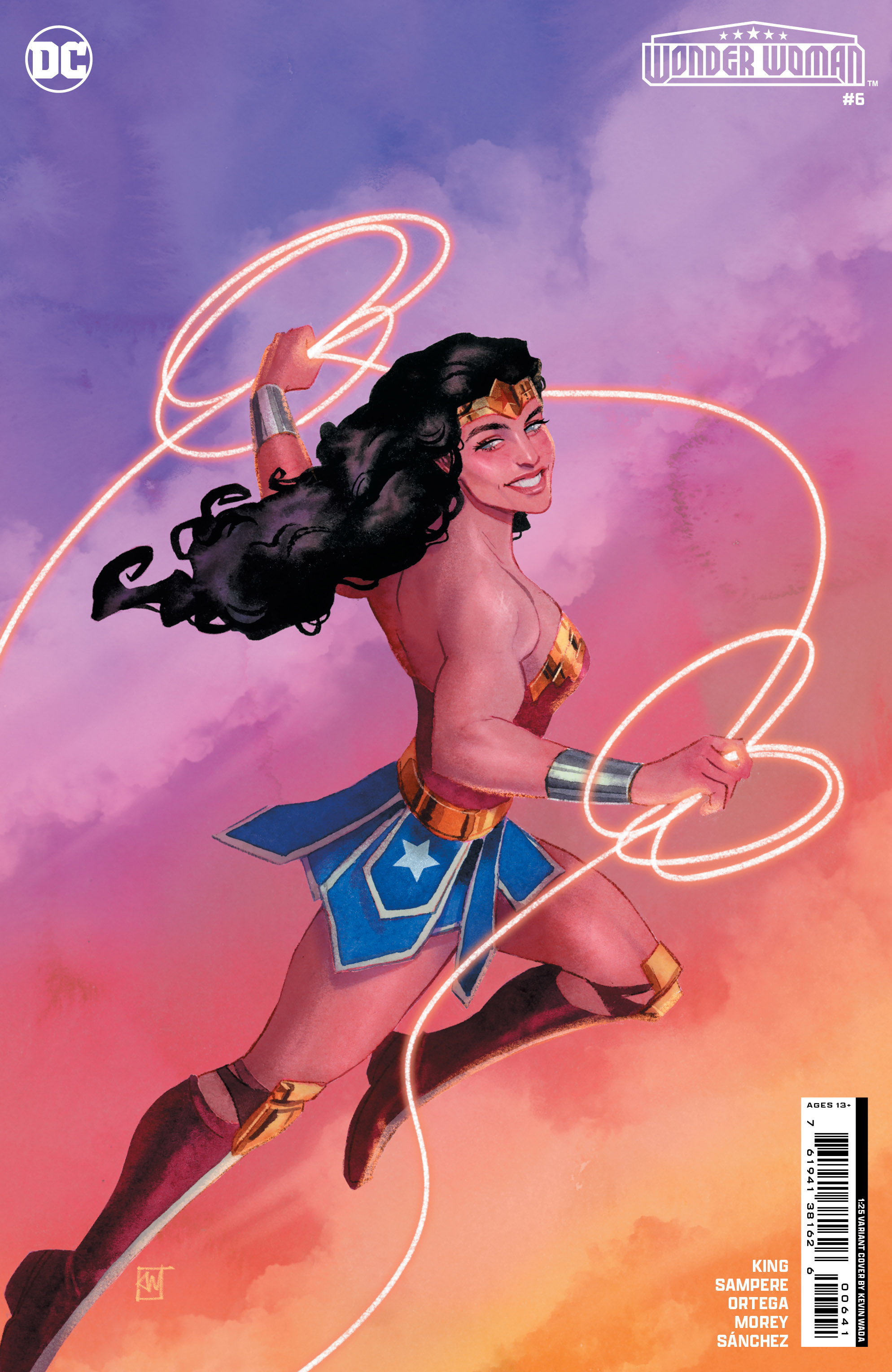 WONDER WOMAN #6 CVR E INC 1:25 KEVIN WADA CARD STOCK VAR