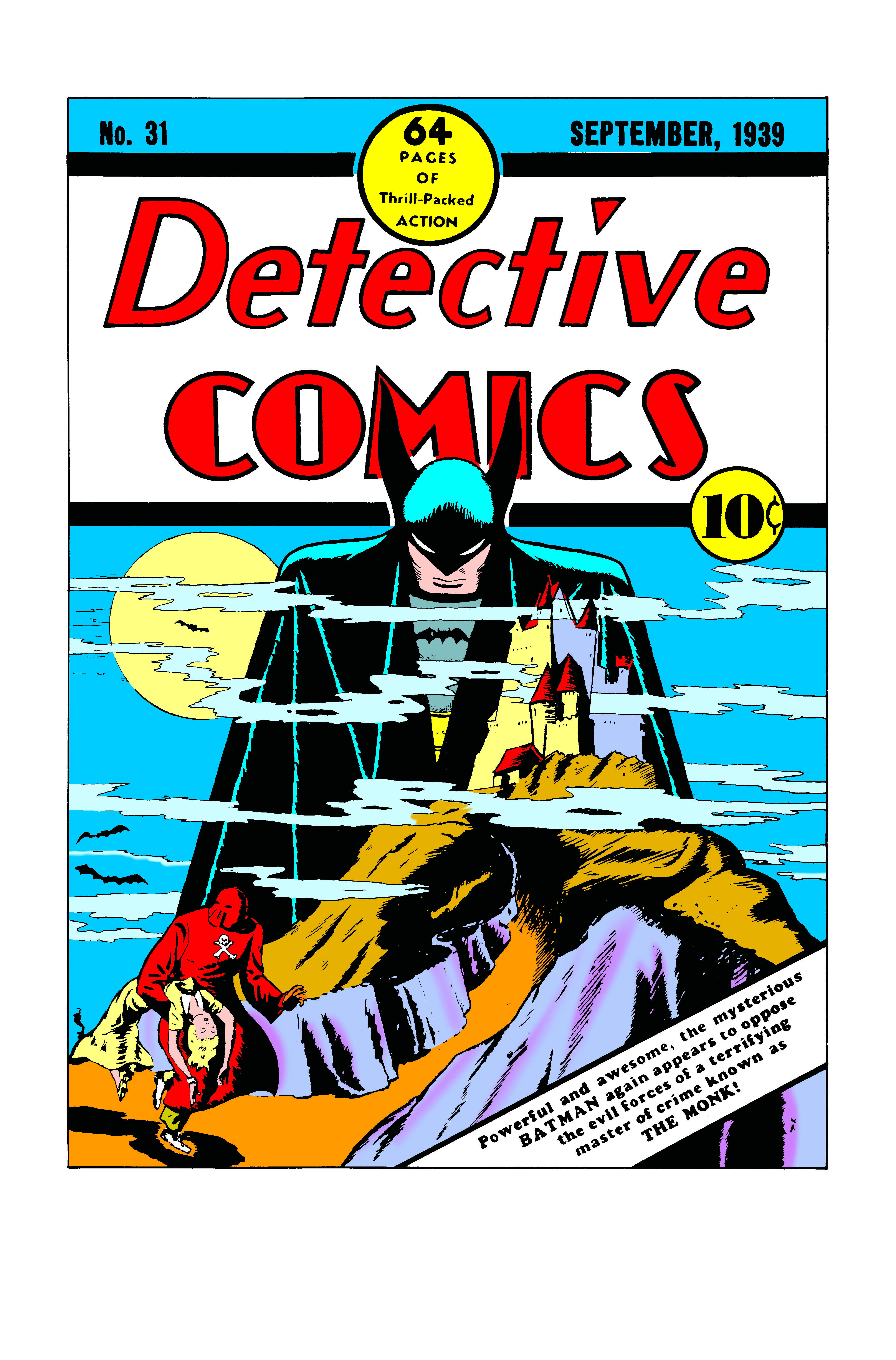 DETECTIVE COMICS #31 FACSIMILE EDITION CVR A BOB KANE