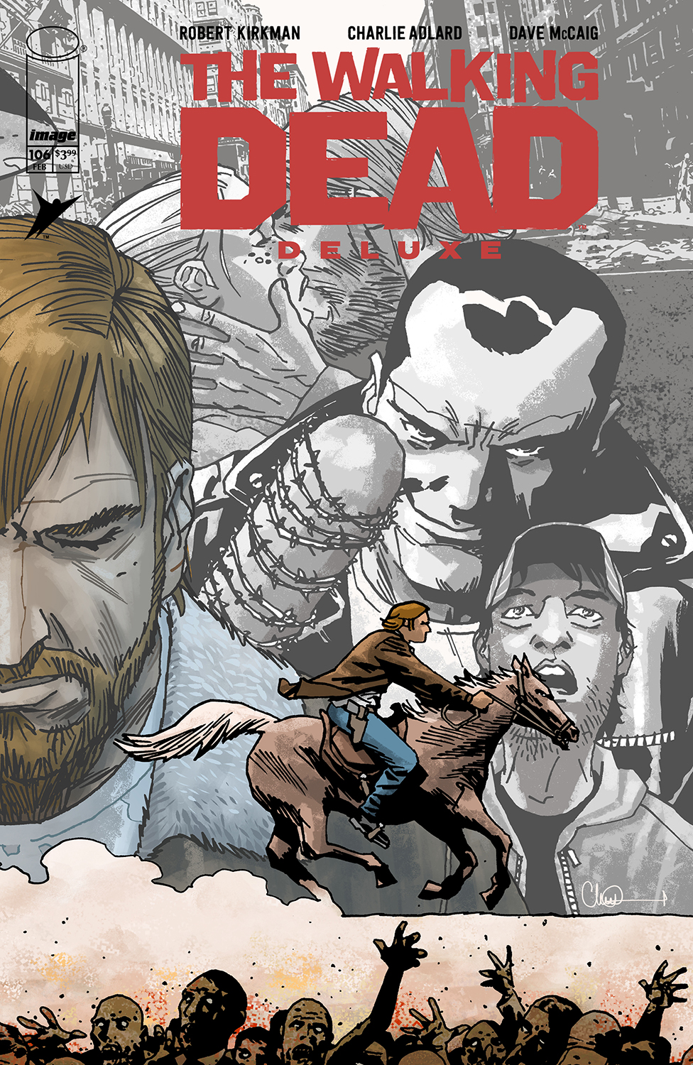 WALKING DEAD DELUXE #106 CVR D CHARLIE ADLARD VAR (MR)