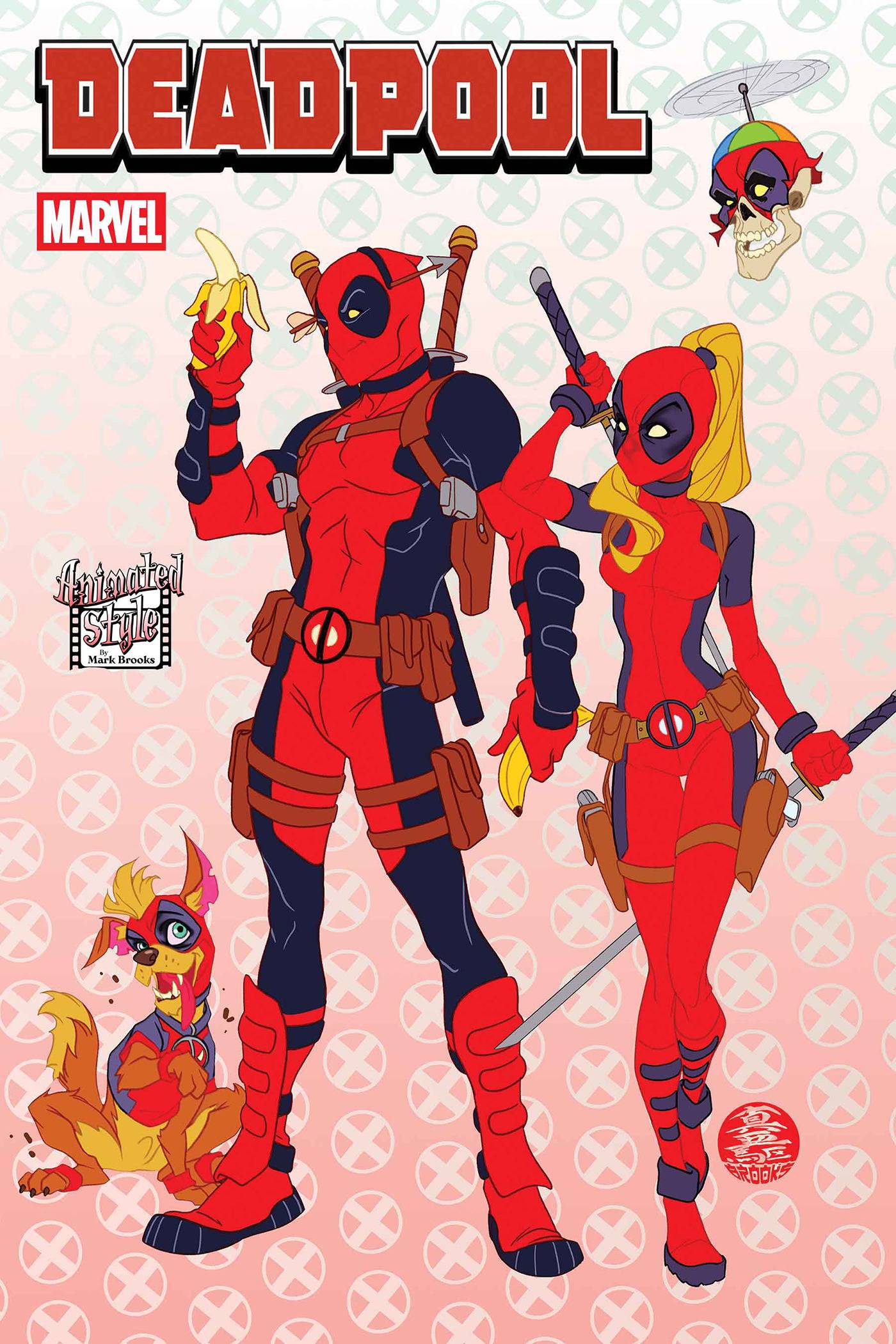 DEADPOOL #11 MARK BROOKS ANIMATED-STYLE VAR