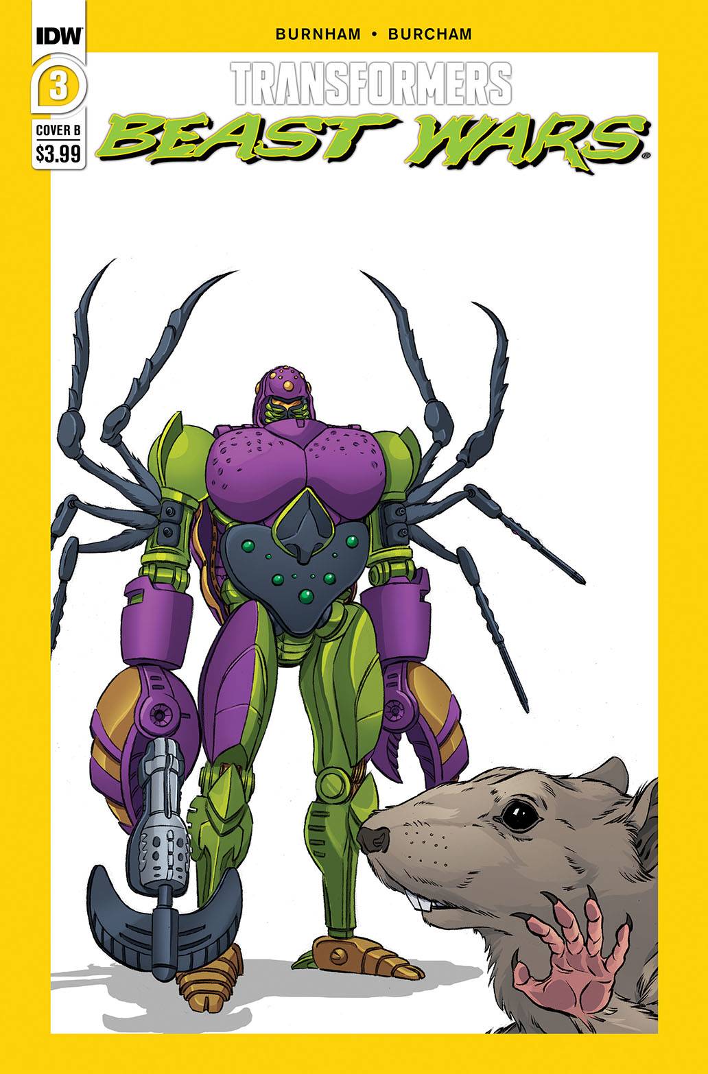 TRANSFORMERS BEAST WARS #3 CVR B DAN SCHOENING