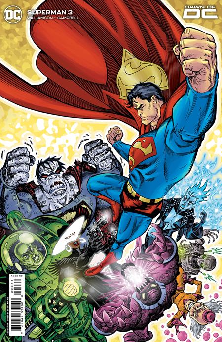 SUPERMAN #3 CVR H INC 1:50 SCOTT KOLINS CARD STOCK VAR