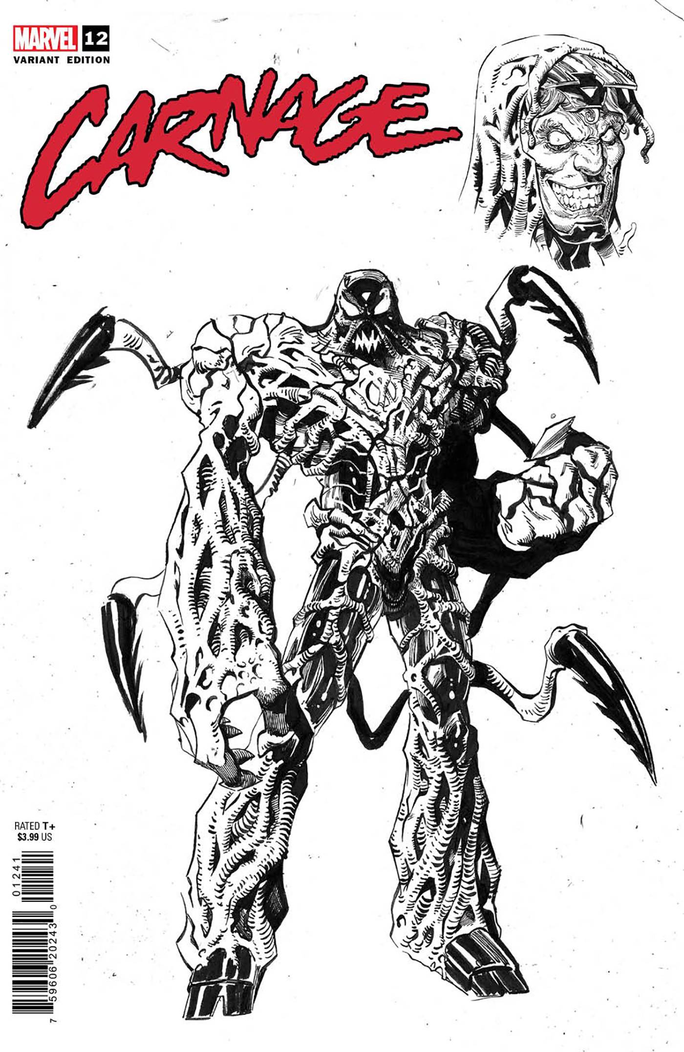 CARNAGE #12 10 COPY INCV STEGMAN DESIGN VAR