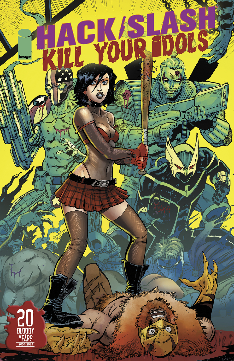 HACK SLASH KILL YOUR IDOLS (ONE SHOT) CVR A TIM SEELEY (MR)