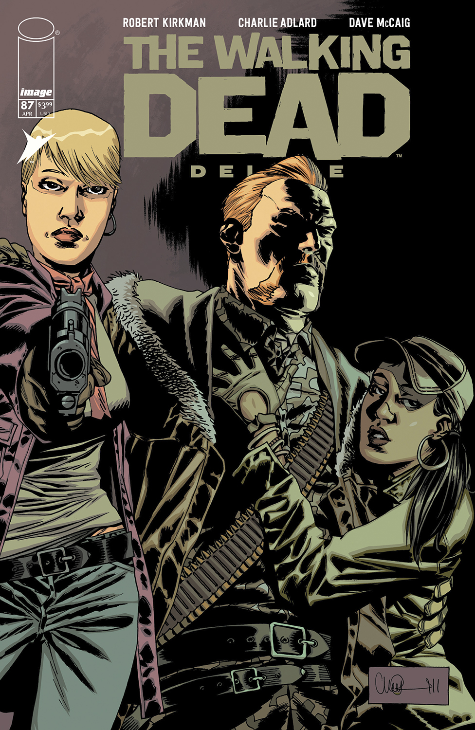 WALKING DEAD DELUXE #87 CVR B CHARLIE ADLARD & DAVE MCCAIG VAR (MR)