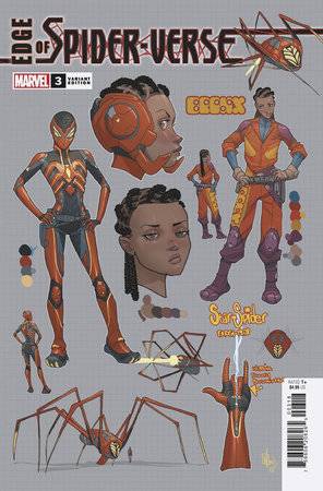 EDGE OF SPIDER-VERSE #3 1:10 COPY INCV PETE WOODS DESIGN VAR