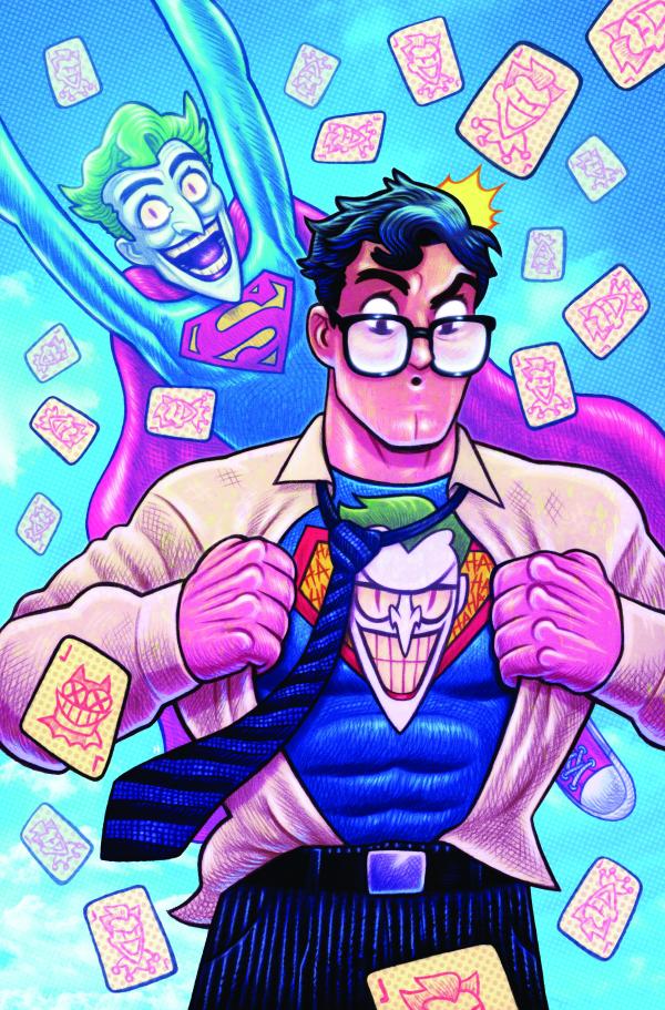 SUPERMAN #25 CVR F DAN HIPP APRIL FOOLS CARD STOCK VAR