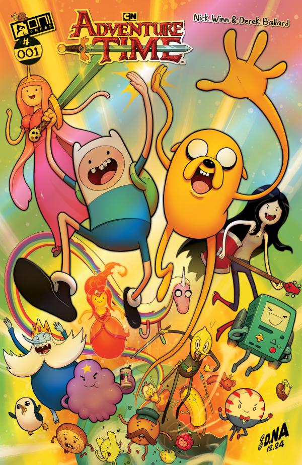 ADVENTURE TIME (2025) #1 CVR G DAVID NAKAYAMA GOLD FOIL VAR