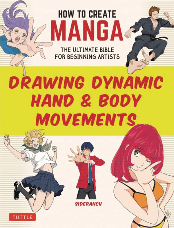 HOW TO CREATE MANGA DRAWING DYNAMIC HAND BODY MOVEMENTS