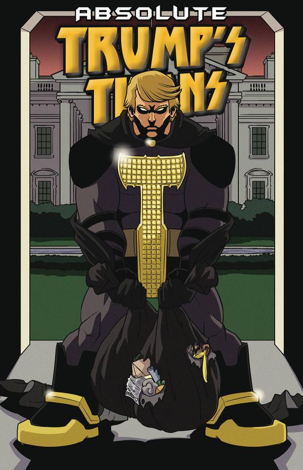 ABSOLUTE TRUMPS TITANS #1 CVR G METAL COVER