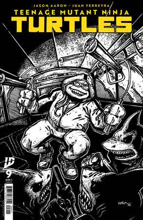 TEENAGE MUTANT NINJA TURTLES 2024 #9 10 COPY EASTMAN B&W