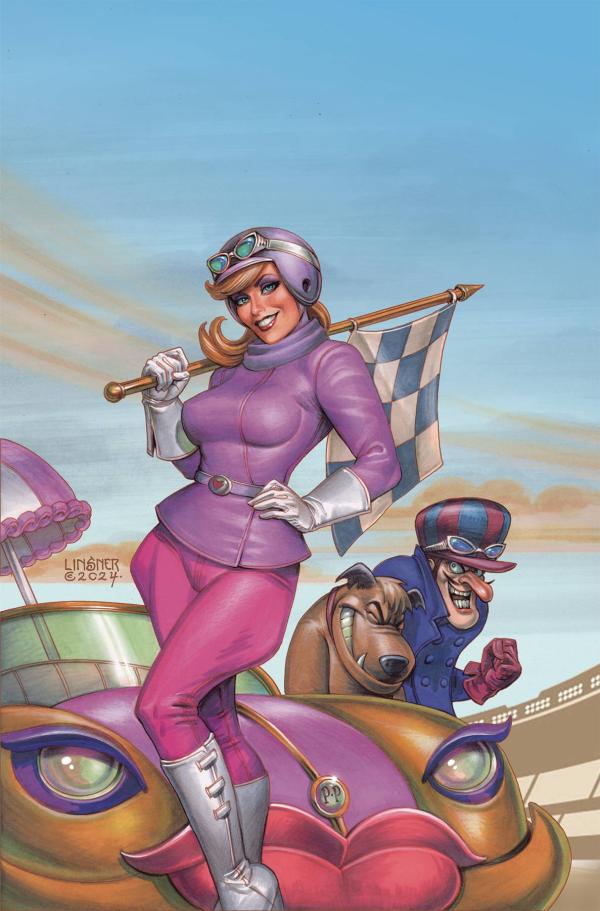 GIANT-SIZED WACKY RACES #1 CVR E LINSNER METAL PREMIUM