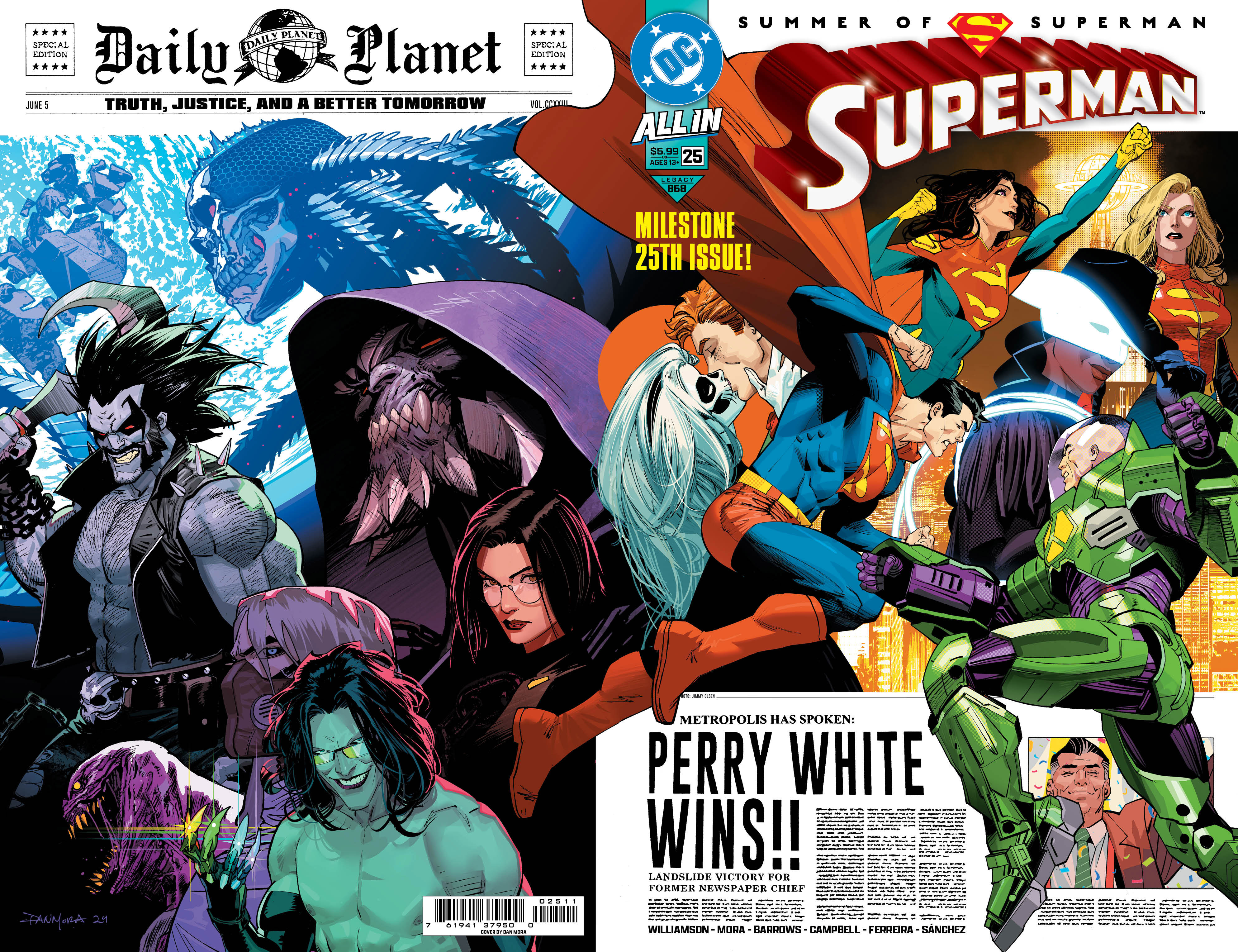 SUPERMAN #25 CVR A DAN MORA