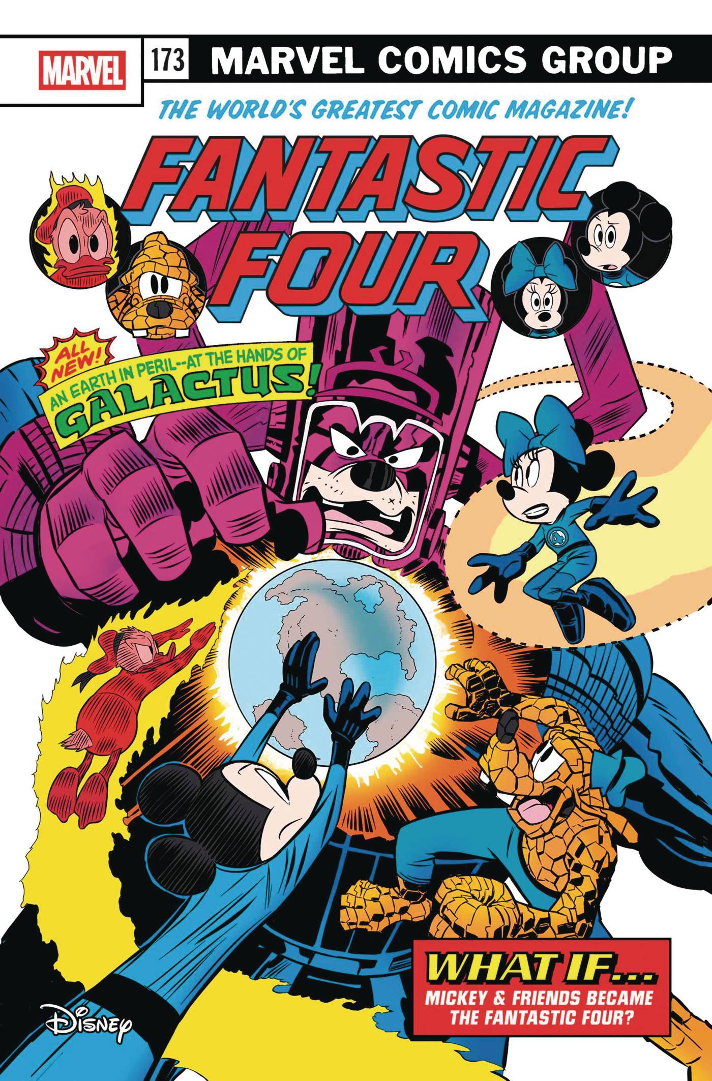 FANTASTIC FOUR #31 SCIARRONE DISNEY WHAT IF FF HOMAGE VAR