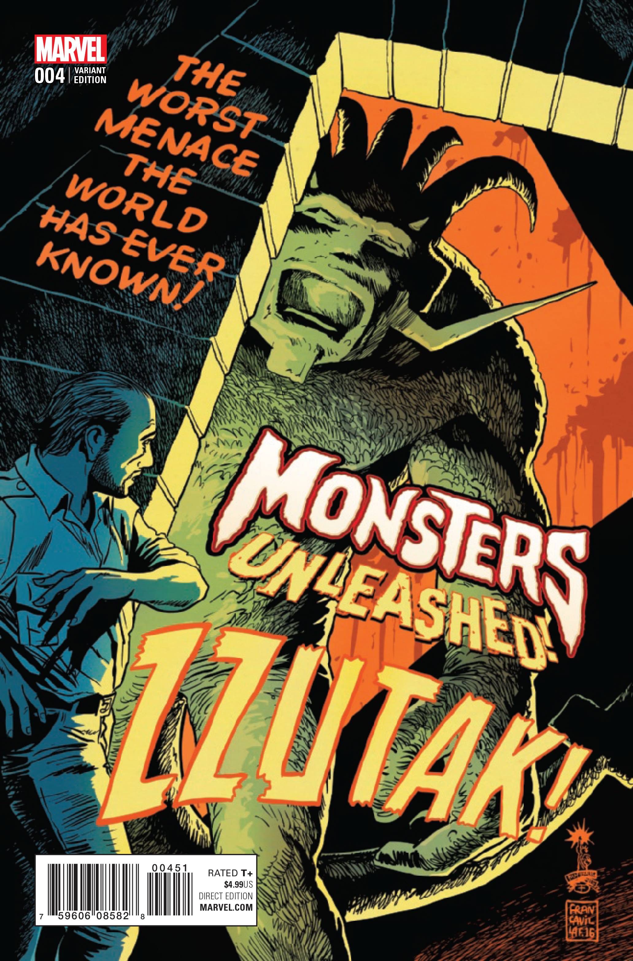 MONSTERS UNLEASHED #4 FRANCAVILLA 50S MOVIE POSTER VAR