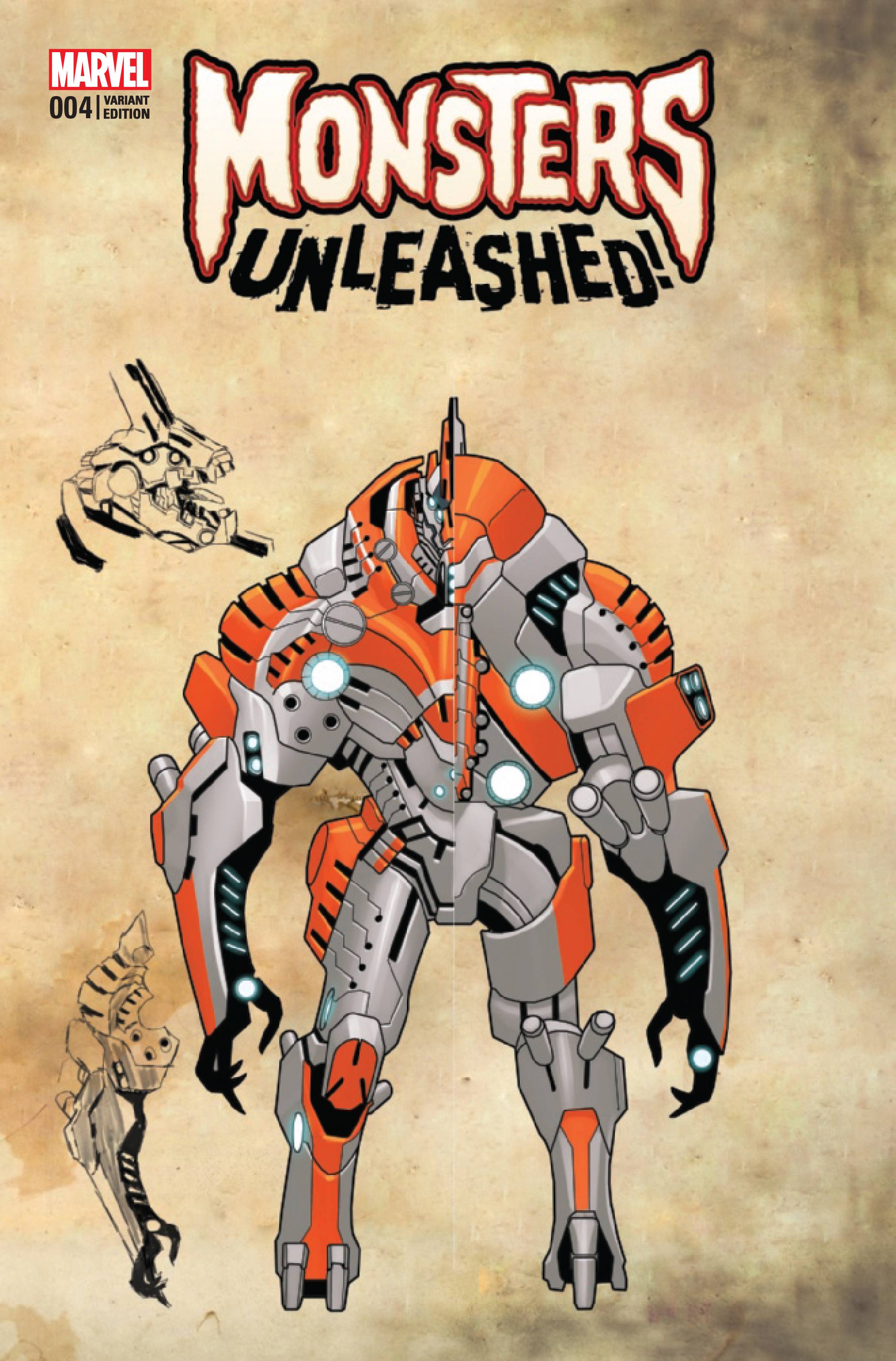 MONSTERS UNLEASHED #4 LAROCCA MONSTER VAR