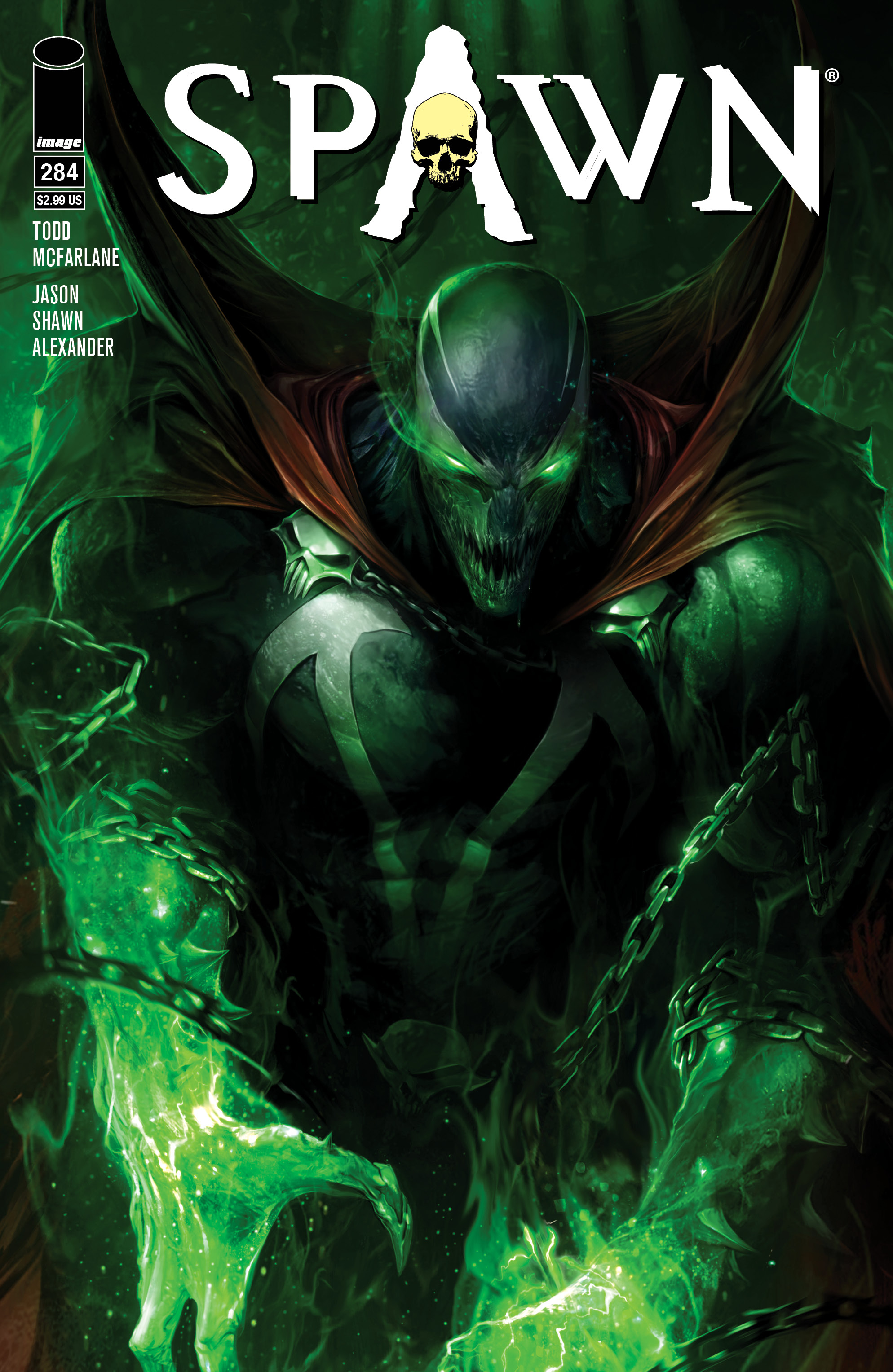 SPAWN #284 CVR A ALEXANDER