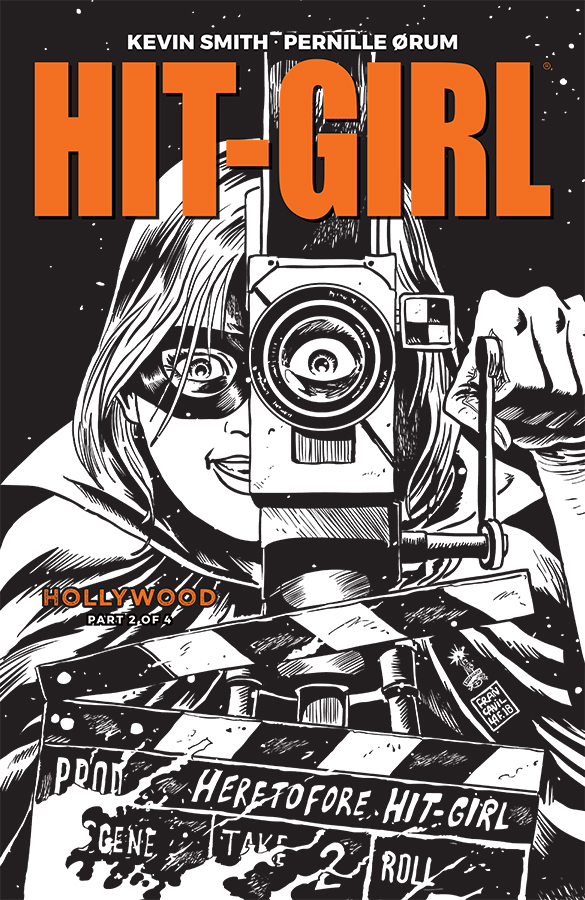 HIT-GIRL SEASON TWO #2 CVR B B&W FRANCAVILLA