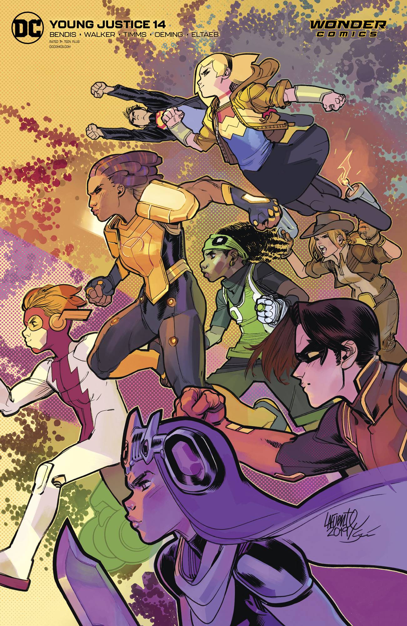 YOUNG JUSTICE #14 DAVID LAFUENT VAR ED