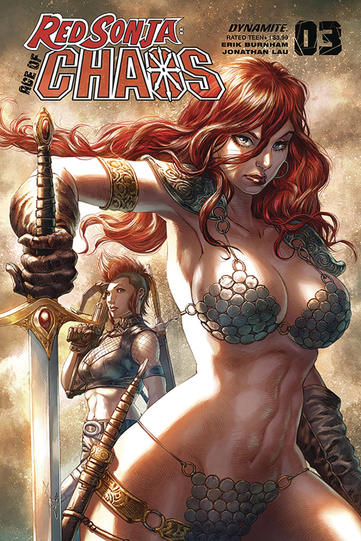 RED SONJA AGE OF CHAOS #3 CVR B QUAH