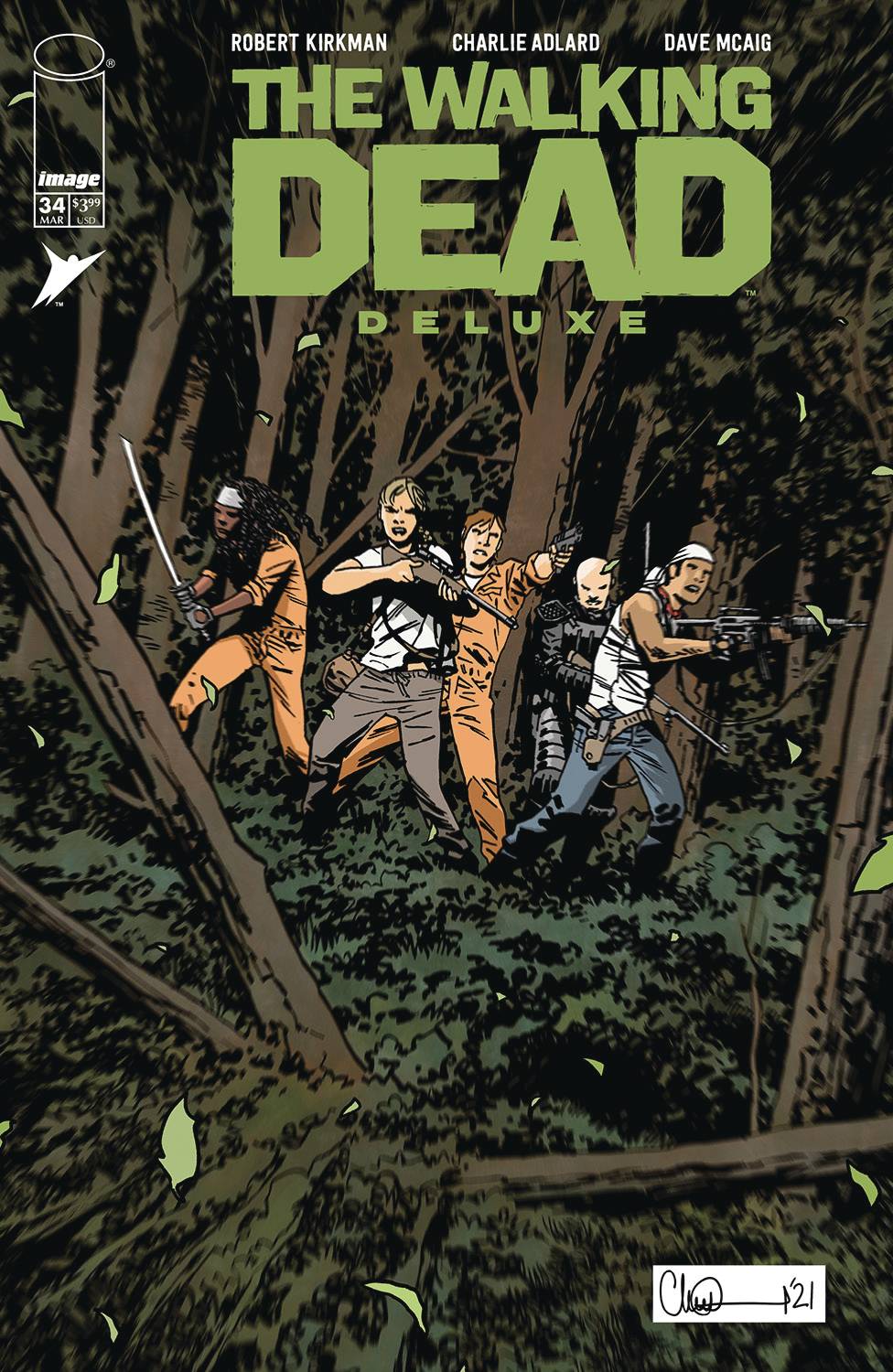 WALKING DEAD DLX #34 CVR D ADLARD (MR)