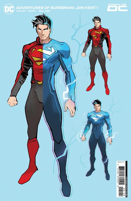 ADVENTURES OF SUPERMAN JON KENT #1 (OF 6) CVR K INC 1:100 DAN MORA DESIGN SPOT GLOSS VAR