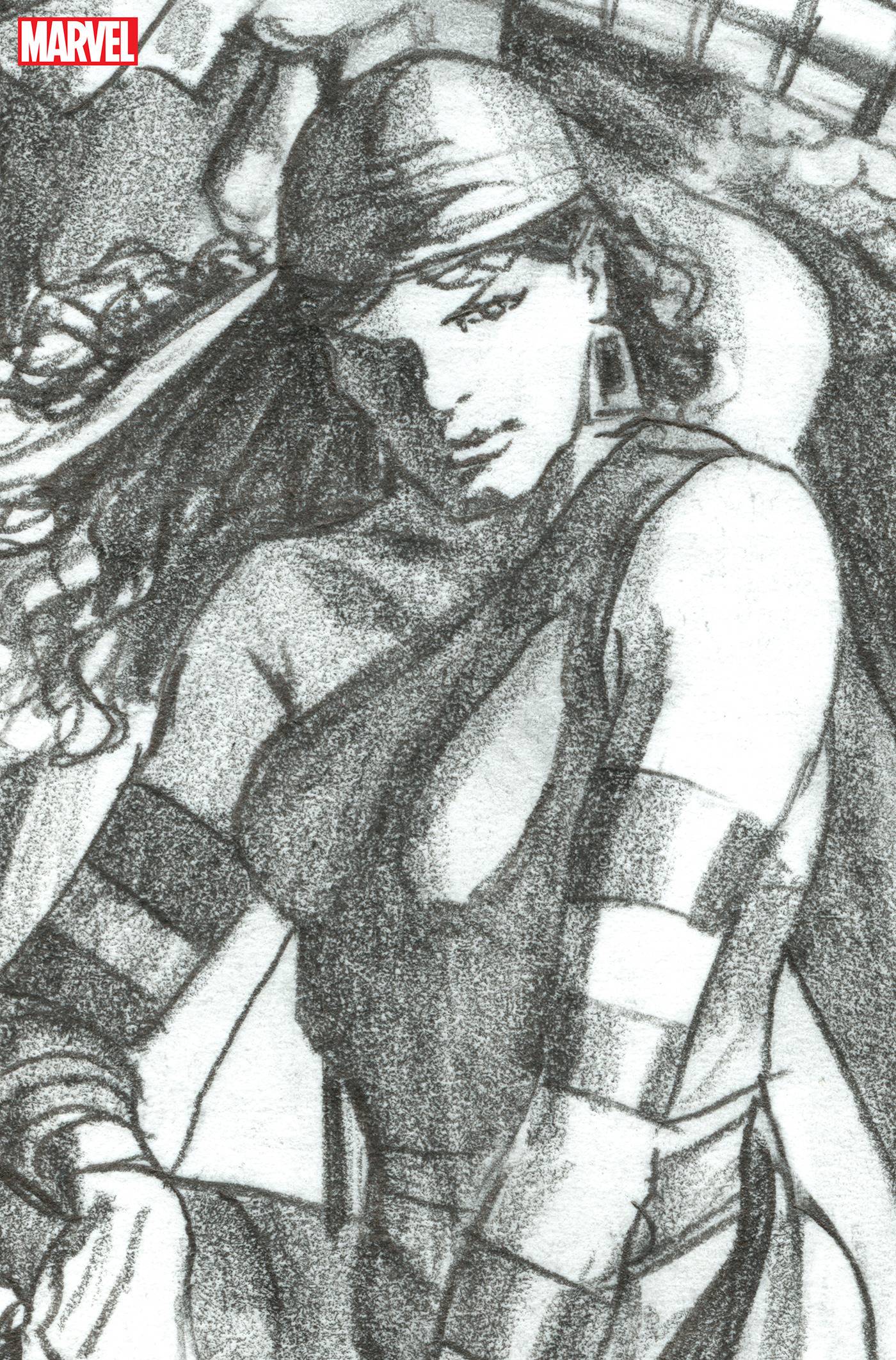 DAREDEVIL #9 1:100 COPY INCV TIMELESS ELEKTRA VIR SKETCH VAR