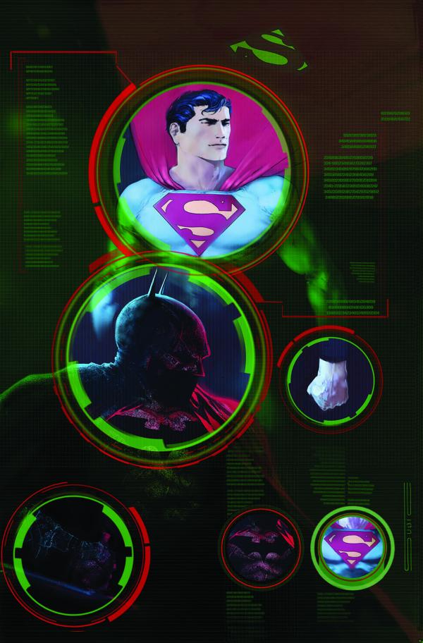 BATMAN SUPERMAN WORLDS FINEST #25 CVR I INC 1:50 STEVAN SUBIC CARD STOCK VAR