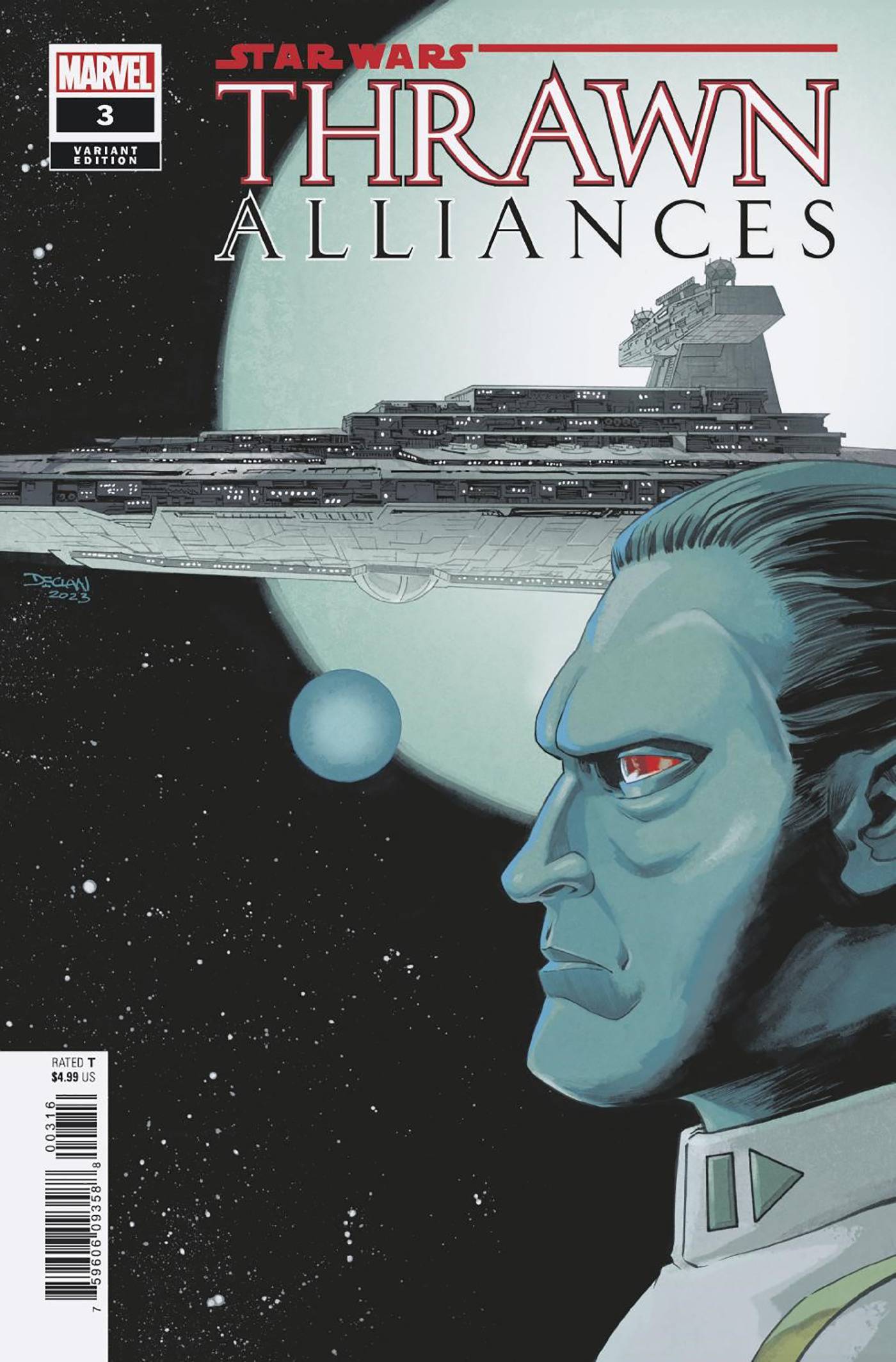 STAR WARS THRAWN ALLIANCES #3 1:25 COPY INCV DECLAN SHALVEY VA