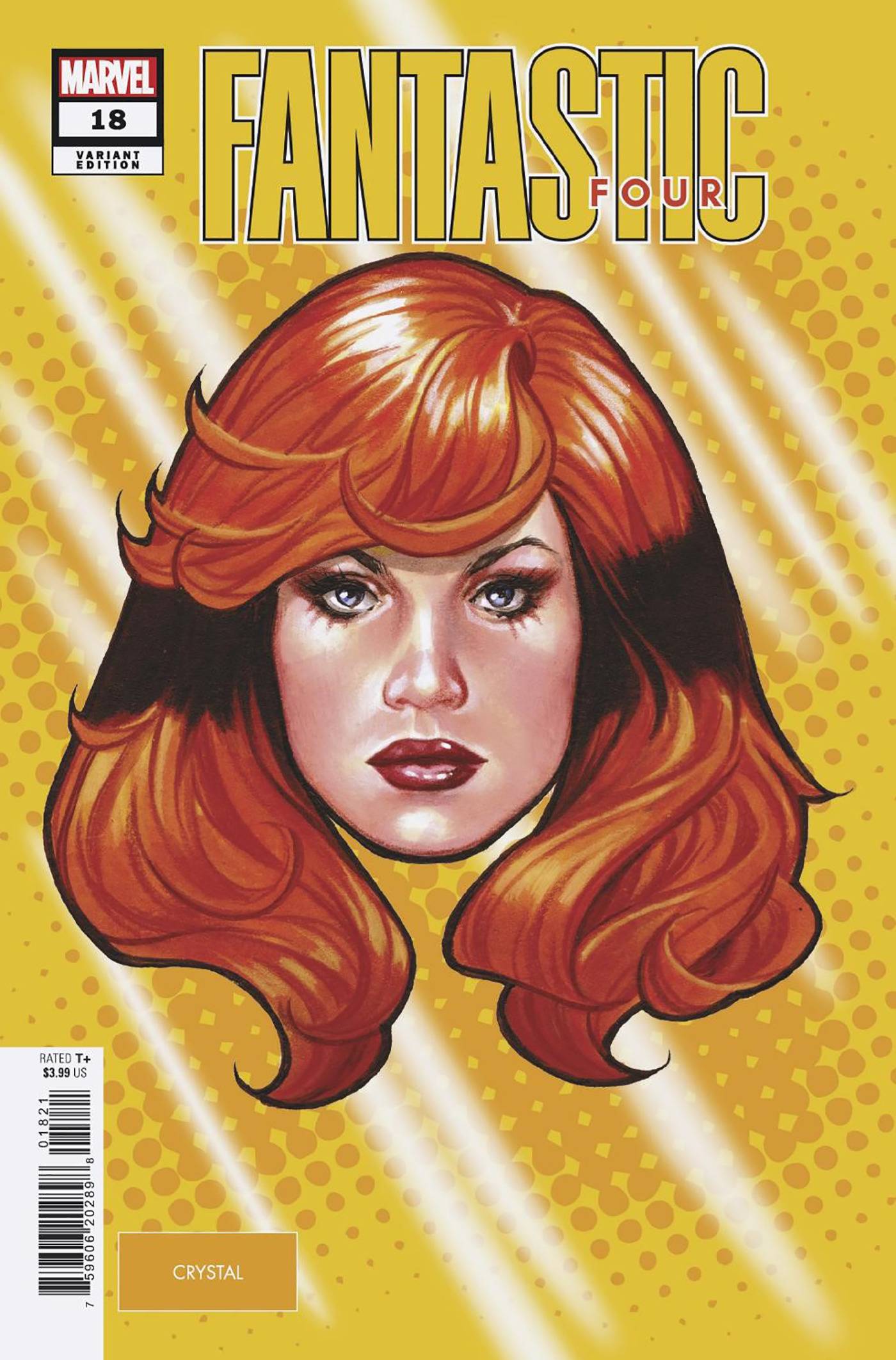 FANTASTIC FOUR #18 MARK BROOKS HEADSHOT VAR