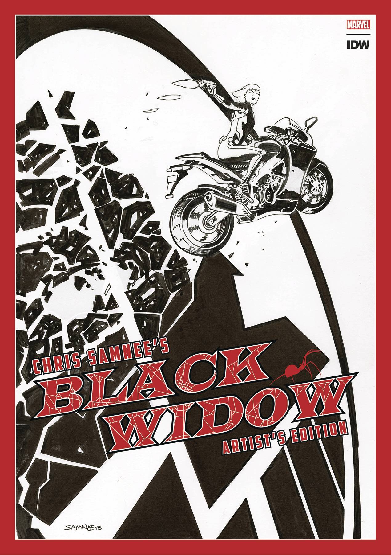 CHRIS SAMNEES BLACK WIDOW ARTISTS ED HC