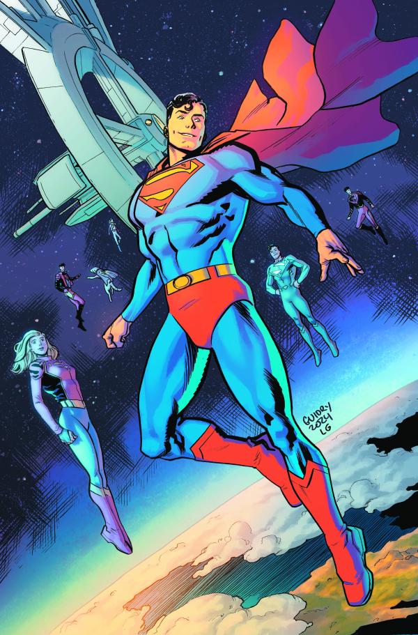 JUSTICE LEAGUE UNLIMITED #5 CVR G INC 1:50 GAVIN GUIDRY CARD STOCK VAR