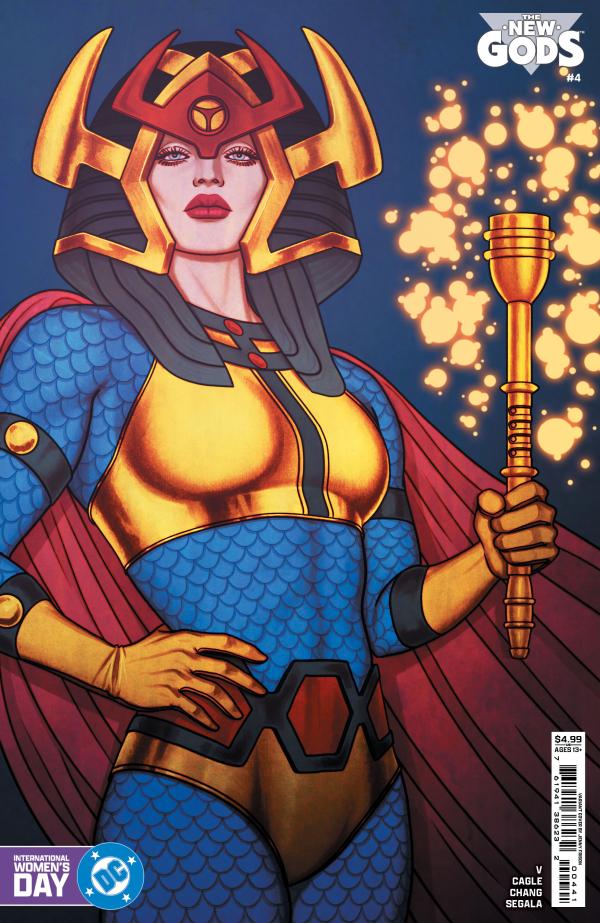 NEW GODS #4 (OF 12) CVR D JENNY FRISON INTERNATIONAL WOMENS DAY BIG BARDA CARD STOCK VAR