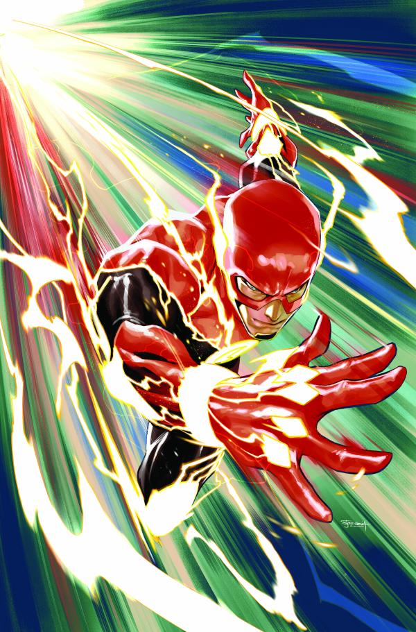 FLASH #19 CVR C STEPHEN SEGOVIA CARD STOCK VAR