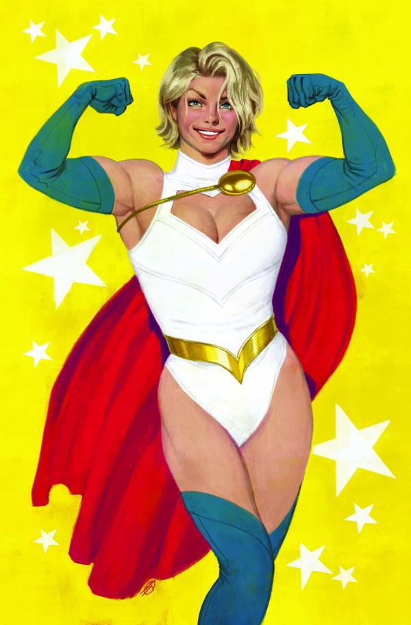 POWER GIRL #19 CVR B DAVID TALASKI CARD STOCK VAR