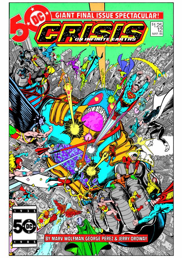 CRISIS ON INFINITE EARTHS #12 FACSIMILE EDITION CVR A GEORGE PEREZ