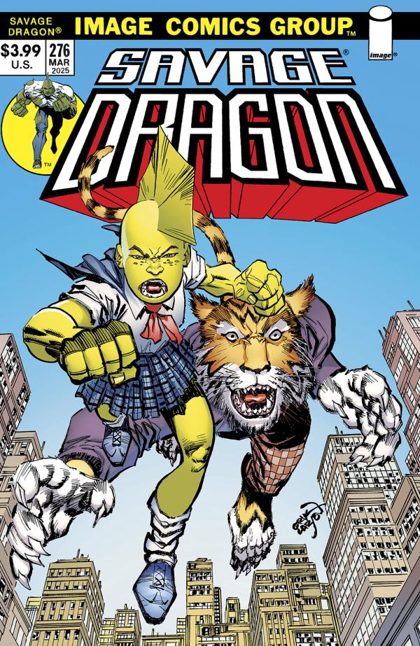 SAVAGE DRAGON #276 CVR B ERIK LARSEN 70S TRADE DRESS VAR (MR)