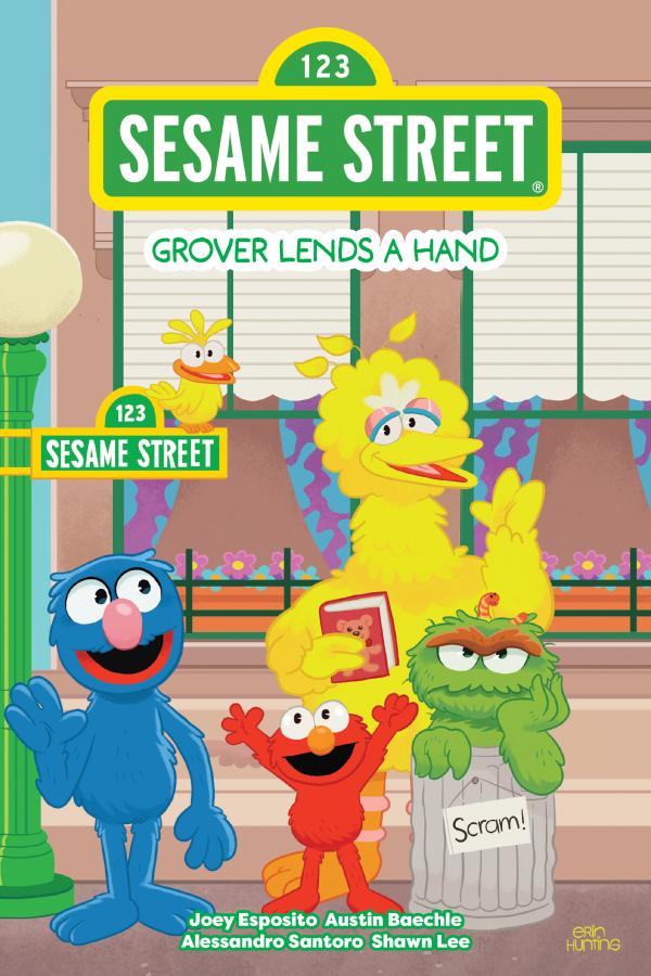 SESAME STREET GROVER LENDS A HAND HC