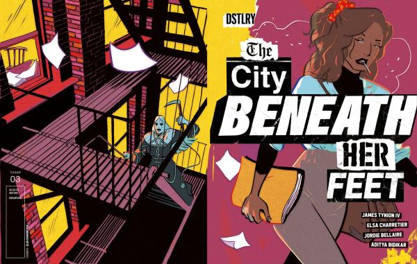 CITY BENEATH HER FEET #3 CVR A CHARRETIER (MR)