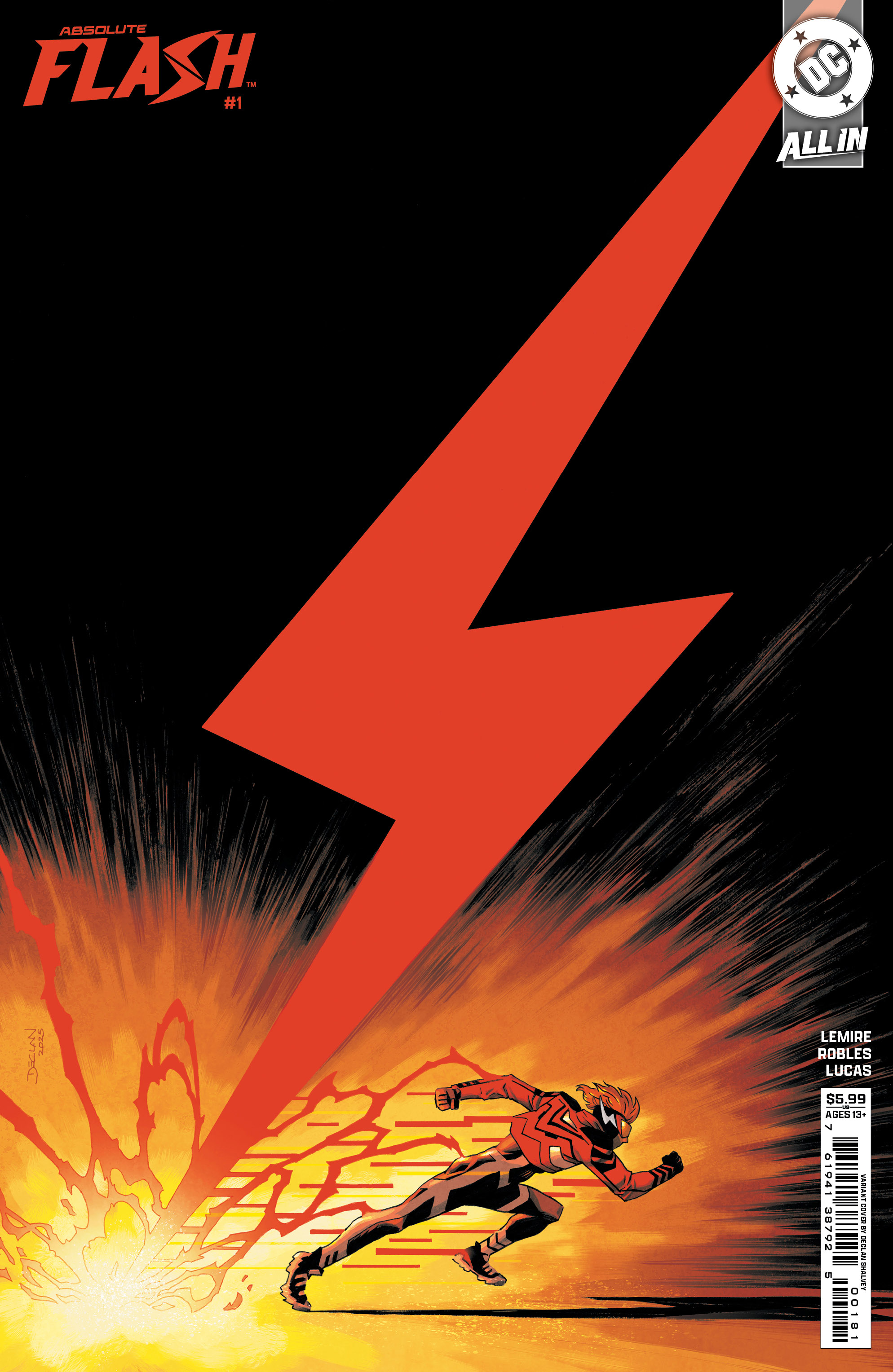 ABSOLUTE FLASH #1 CVR E DECLAN SHALVEY CARD STOCK VAR