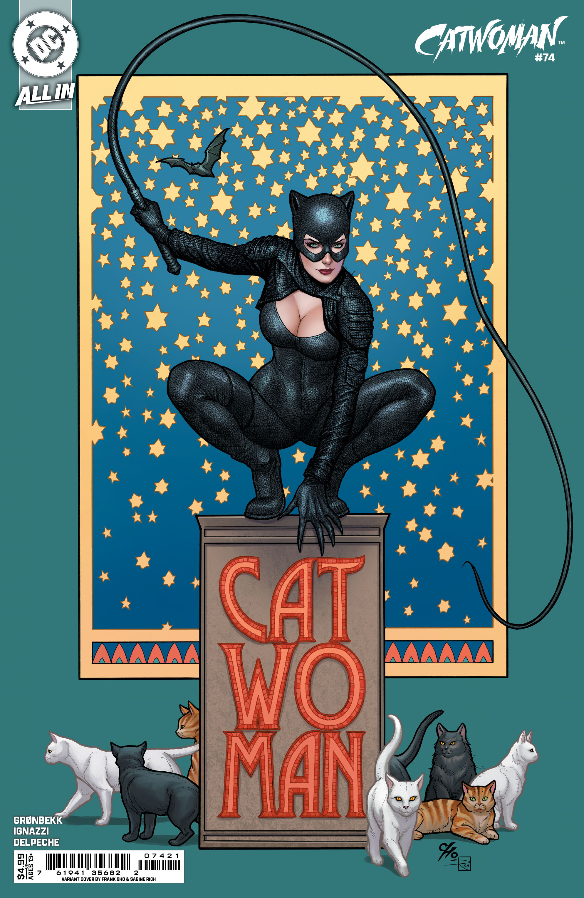 CATWOMAN #74 CVR B FRANK CHO CARD STOCK VAR