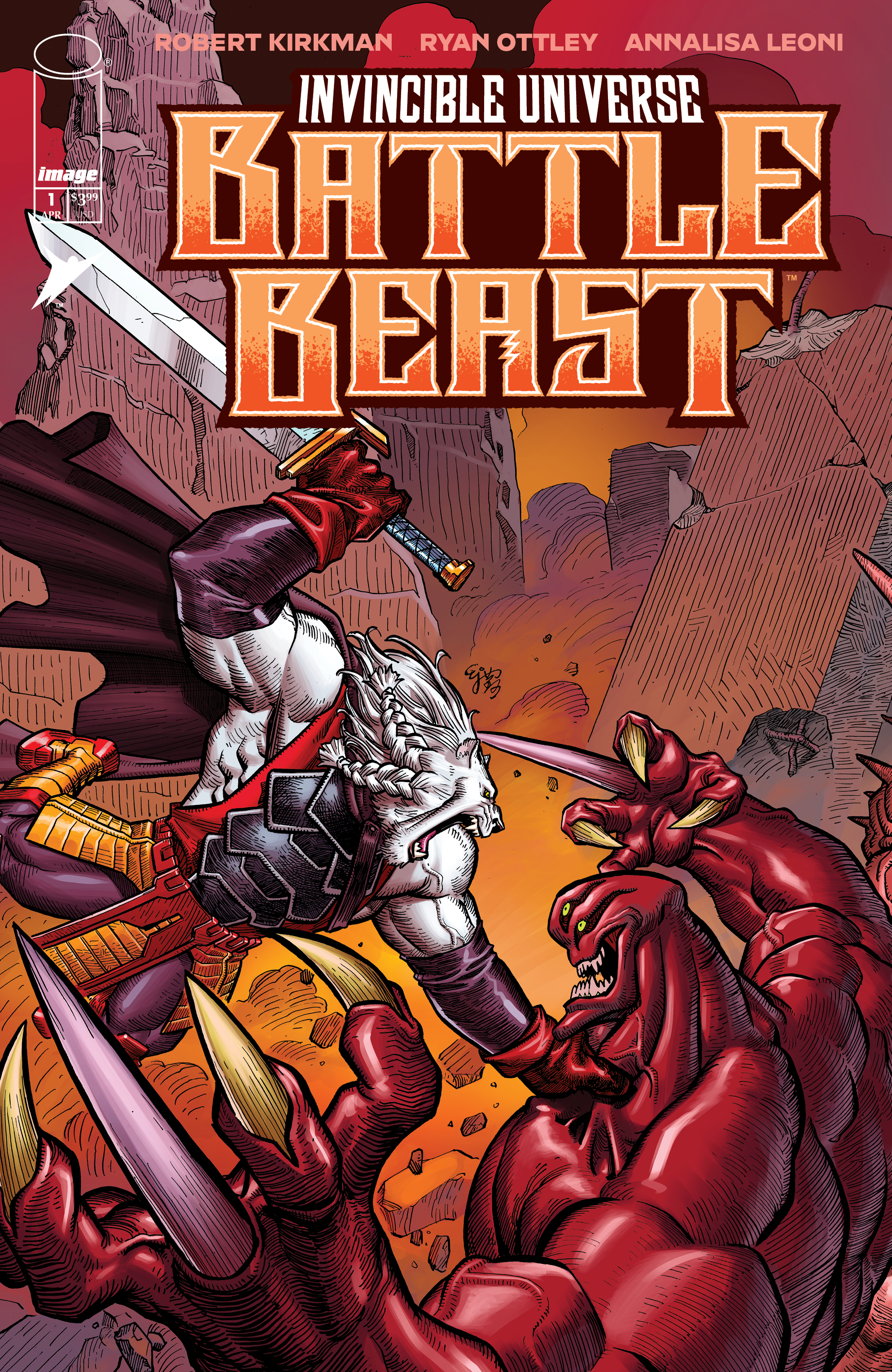 INVINCIBLE UNIVERSE BATTLE BEAST #1 CVR D INC 1:10 EJ SU VAR